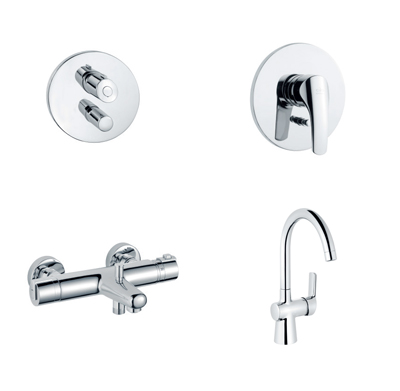 Ascona_1Thermostatic Mixer_Concealed