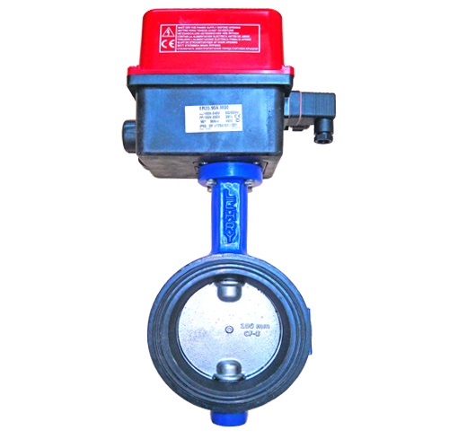 Butterfly Valve Electrical Actuator Operated