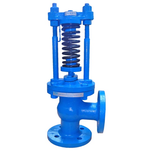 Cast Iron Wrench Operated Relief Valve Right Angle Type
