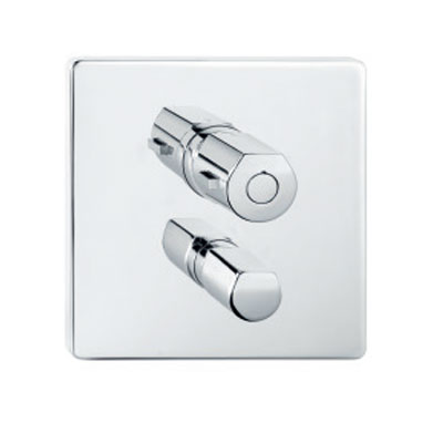Finishing set thermostatic bath mixer