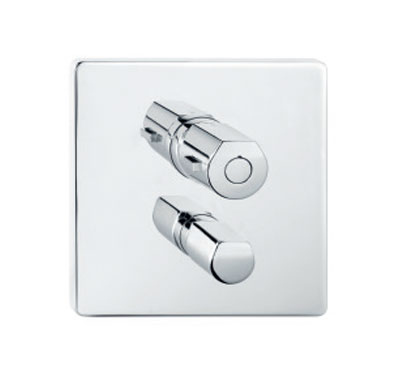 Finishing set thermostatic shower mixer