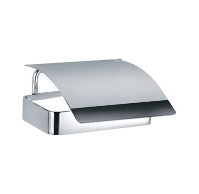 toilet paper holder with lid