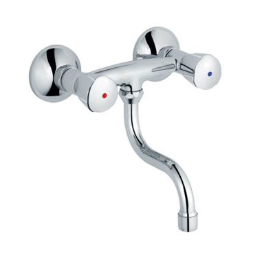 Two handle kitchen mixer 1/2"