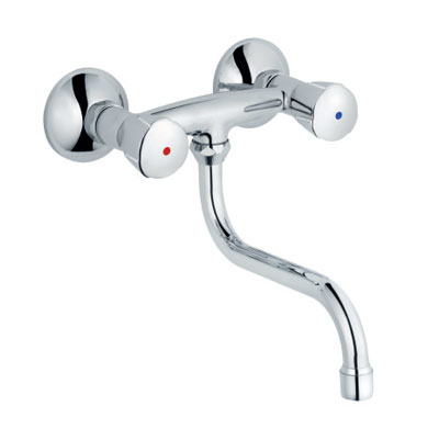 Two handle kitchen mixer 1/2"