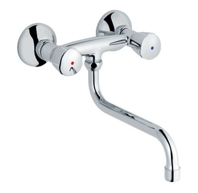 Two handle kitchen mixer 1/2"