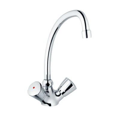 Two handle kitchen mixer low pressure