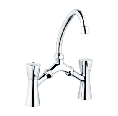 Two handle pillar mixer