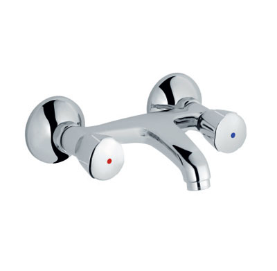 Two handle wall mounted mixer 1/2"