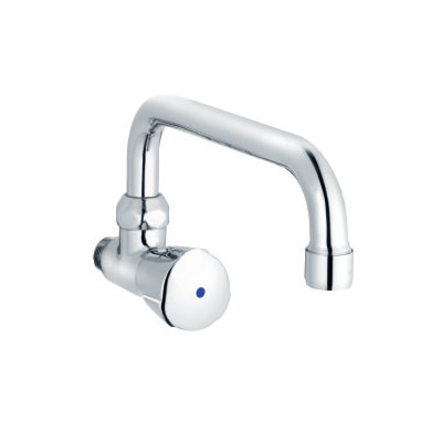 Wall mounted swivelling tap 1/2"